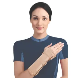 Flamingo Wrist Splint with Cock-up | Forearm & Wrist Splint for Hand Immobilizer | Wrist Support Compression for Tendonitis, Arthritis, Broken, Carpal Tunnel | Beige | XX-Large