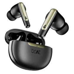 boAt Airdopes 141 Elite ANC, ANC(~35dB), 4Mics ENx Tech, 42H Battery, Fast Charge,Stream Ad Free Music via App Support, IPX5, Bluetooth Earbuds, TWS Ear Buds Wireless Earphones with mic (Bla...