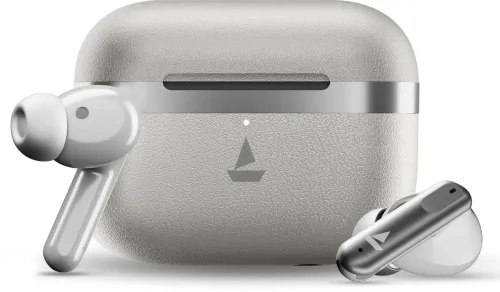 Image of boAt Airdopes Prime 513 ANC,65H Battery,(~32dB) ANC,Multi Connect, AI-ENx,App�Support Bluetooth (Ivory Glow, True Wirele