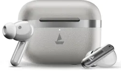 boAt Airdopes Prime 513 ANC,65H Battery,(~32dB) ANC,Multi Connect, AI-ENx,App�Support Bluetooth (Ivory Glow, True Wirele