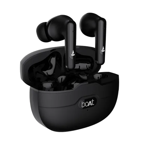 Image of boAt Airdopes Unity ANC Earbuds – 50H Playtime, 32dB ANC (Black)
