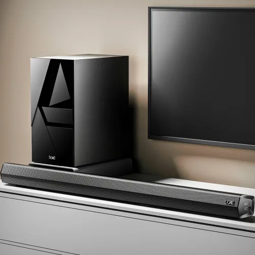 Image of boAt Bar Thump with Wired Subwoofer 200 W Bluetooth Soundbar 
