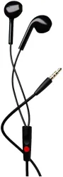 boAt Bassheads 105 Wired Earphones Wired Headset (Black, In the Ear)
