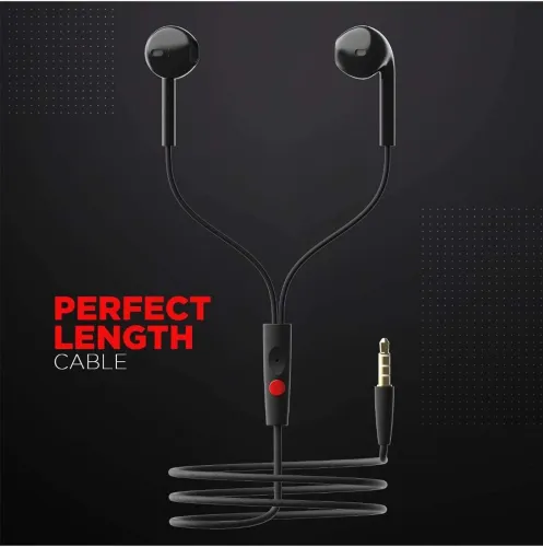 Image of boAt Bassheads 105 Wired Earphones Wired Headset 