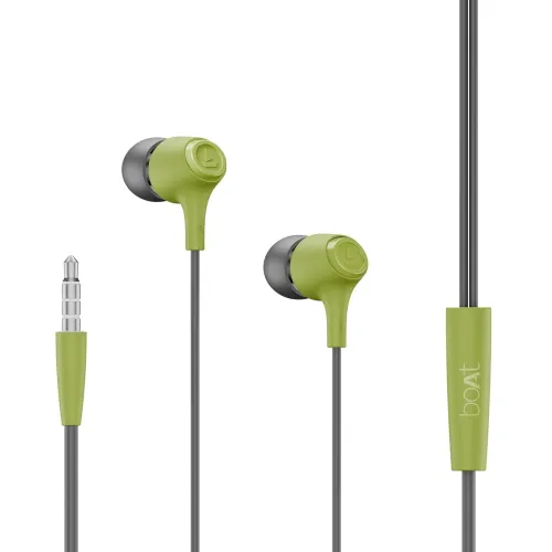 Image of Boat Bassheads 95 Wired in Ear Phones,10Mm Drivers,Signature Sound,in-Line Microphone,Integrated Controls,Snug Fit,Light