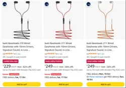 boAt BassHeads Earphones Starting @ ₹229
