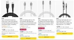 Boat cable type c starting ₹129