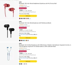 Boat Earbuds upto 70% discount