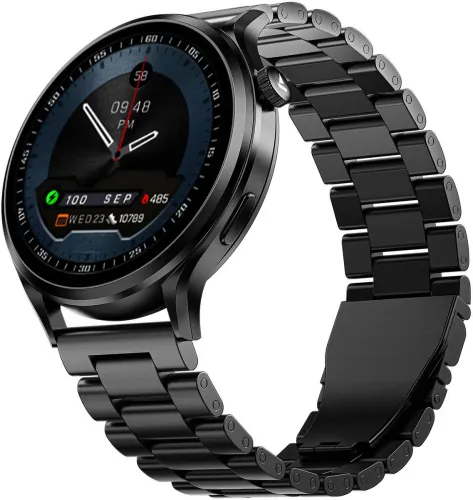 Image of boAt Lunar Discovery Pro Smartwatch – Steel Black