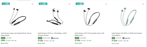 Image of Boat Neckband upto 82% Discount