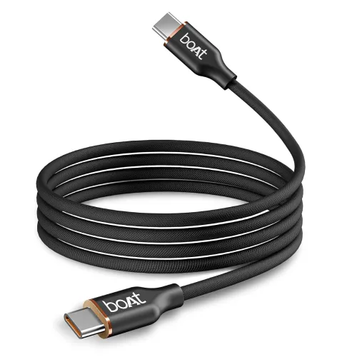 Image of boAt New Launch Type-C C800 Magnetic Coiling Cable w/ 60W/3A Fast Charging