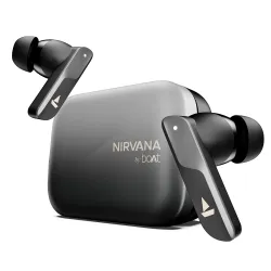 Boat Nirvana X TWS (2025),Knowles Dual Drivers,Hi-Res Audio LDAC,App Support,4Mic ENx,Dual Pair,Spatial Audio,Fast Charg