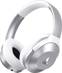 boAt Nirvanaa 751 ANC Hybrid Active Noise Cancellation Bluetooth Headset (Sterling Silver, On the Ear)