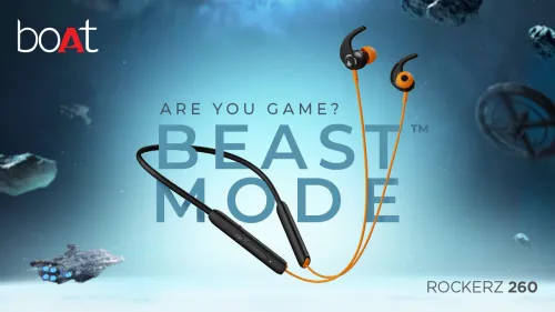 Image of boAt Rockerz 260 with Beast Mode, ENx Tech and ASAP Charge Bluetooth Headset 