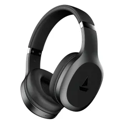 boAt Rockerz 412, 60H Battery, 40Mm Drivers, 40Ms Low Latency, ENx Tech, Stream Ad Free Music via App Support, Bluetooth Headphones, Wireless Over Ear Headphone with Mic (Active Black)