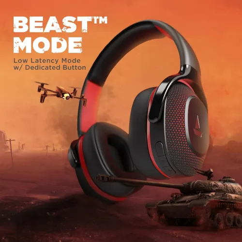 Image of boAt Rockerz 425 Bluetooth Wireless Over Ear Headphones with Mic Signature Sound