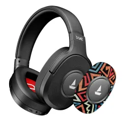 boAt Rockerz Plus 550, Customizable Earcups Bluetooth Headphones