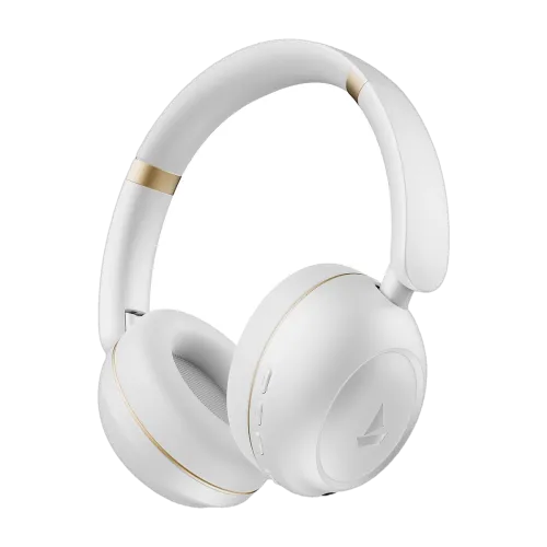 Image of boAt Rockerz Prime 415, 360 Spatial Audio,120H Battery, AI-ENx, BEAST Mode, App Support Bluetooth Headset (White Sabre, 