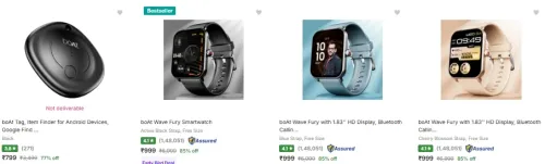 Image of Boat Smart Watch up to 85% Discount