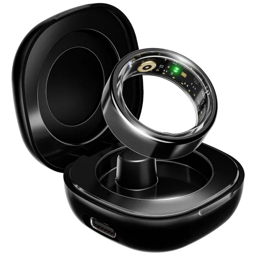 Image of Boat SmartRing Active w/Stylish Stainless-Steel & Lightweight Magnetic Charging Case