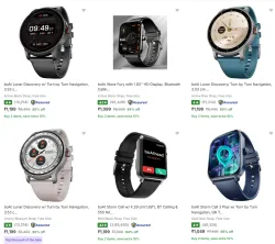 boAt Smartwatch @ Minimum 80% Discount