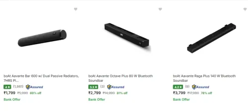 Image of Boat Soundbars up to 81% Discount