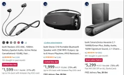 Boat Speaker & Neckband up to 77% Discount