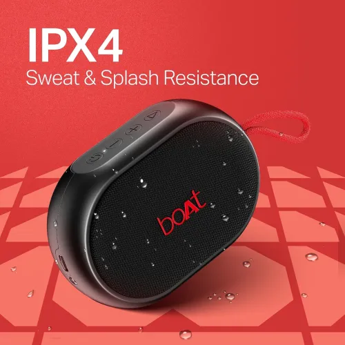 Image of Boat Stone 110 Bluetooth Speaker with 3W Signature Sound, Up to 15Hrs Playback, Built-in Mic, TWS Feature