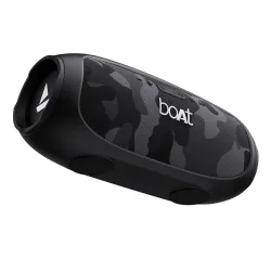 boAt Stone 1800 Bluetooth Speaker w/ 90 W RMS Sound, RGB LEDs, EQ Modes, IPX6,BT v5.3,Multi- Compatibility– Aux&USB, Playback time Up to 5 Hours & Type C Charging(Camo Black)