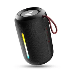 boAt Stone 352 Pro/Stone 358 Pro w/ 14W Signature Sound, Up to 12 Hours Playback, RGB LEDs, TWS Feature, Built-in Mic, BTv5.3, Free Music Streaming on JioSaavn Bluetooth Speaker (Raging Blac...