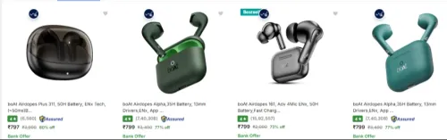 Image of Boat True Wireless upto 80% Discount
