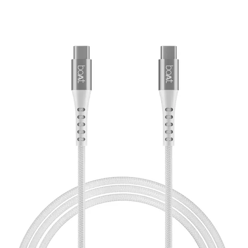 Image of boAt Type-C C600 Fast Charging Data Transmission Cable Extended White