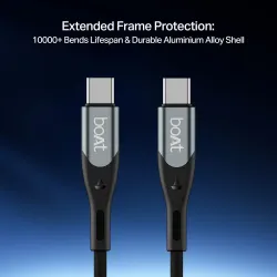 boAt Type C to C 65W Fast Charging Cable with 480 Mbps Data Transfer