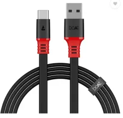 boAt Type C A750 Cable (1.5 m, Rebellious Black)