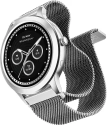 boAt Watch w/Female Health Tracker,1.32'(3.3 cm)HD Display Smartwatch (Classic Silver Strap, Free Size)