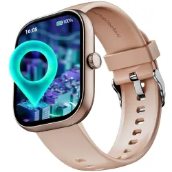 boAt Wave Sigma 3 w/Turn-by-Turn Navigation, 2.01\' (5.1 cm) HD Display, Bluetooth Calling, Crest+ OS, QR Tray, Watch Face Studio, Coins, Emergency SOS Smart Watch for Men & Women(Cherry Blo...