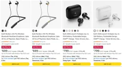 Boat Wireless Earbuds upto 80% discount