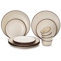 Bodhi House Handcrafted Stoneware Ceramic Dinner Set