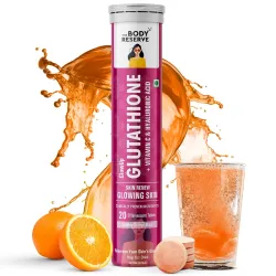 The Body Reserve Glutathione 500mg Skin Glow Tablets with Vitamin C (20)