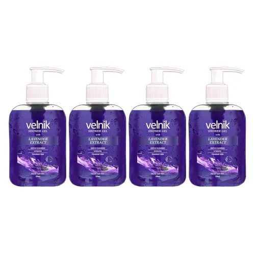 Image of Body Wash Moisturizing Lavender Unisex (250 Ml Pack Of 4)