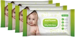 BodyGuard Premium Paraben Free Baby Wet Wipes with Aloe Vera (288 Wipes)