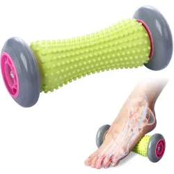 Bodylastics Foot Massage Roller for Plantar Fasciitis Pain Relief Ergonomic Designed for Reflexology Deep Tissue Muscle 