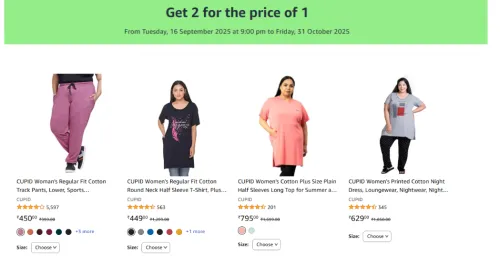 Image of Buy 1 Get 1 Free on Women's Clothing