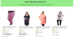 Buy 1 Get 1 Free on Womens Clothing
