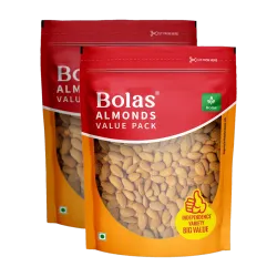 Bolas Almond Value Pack Almonds (2 x 0.5 kg)