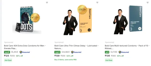 Image of Bold Care Product Minimum 50% Discount