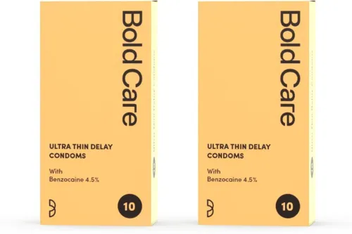 Image of Bold Care Ultra Thin Climax Delay Natural Latex Condom