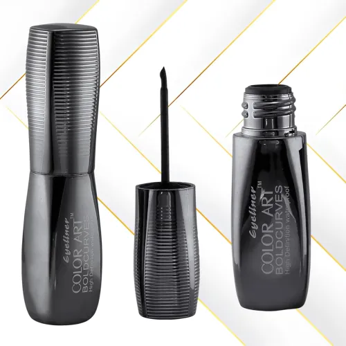 Image of Bold Curves Matte Black Waterproof Sweat Resistant Liquid Eyeliner 10ml