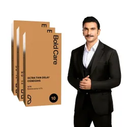 Bold Care Ultra Thin Long Last Condoms (Pack of 3)