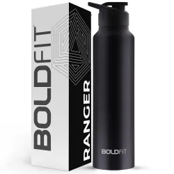 Boldfit 1L Stainless Steel Water Bottle Leakproof BPA Free